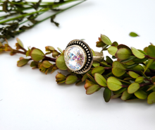 Load image into Gallery viewer, Sterling silver and Swarovski Crystal ring

